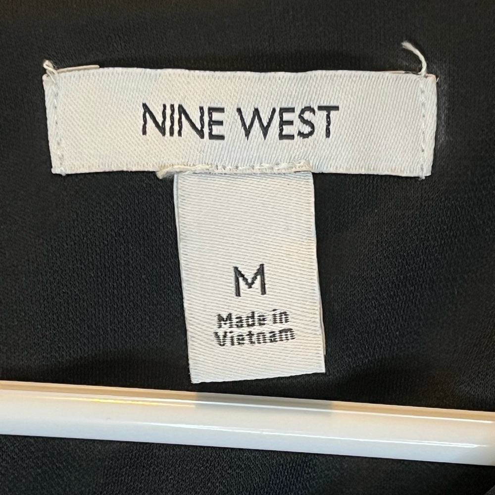 NWT Nine West black midi dress, Size M - Picture 5 of 6